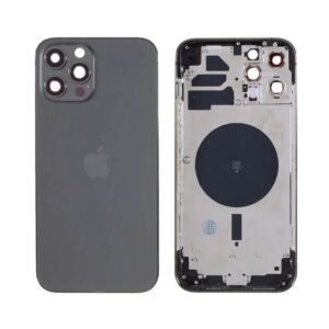 Chasis iPhone 12 Pro Max  Negra  Con Tapa