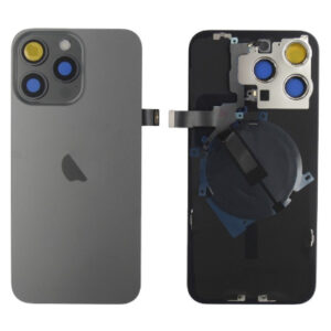 Chasis iPhone 15 Pro Max Titanio Natural  Con Tapa