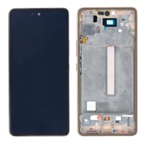 Pantalla A53 5G Original Marco Dorado