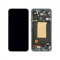 Pantalla A56 5G Original  Marco Negro Premontado