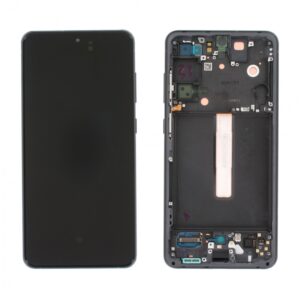 Pantalla S21 FE  Original  Marco Negro/Gris
