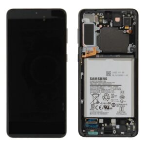 Pantalla S21 PLus Original Marco Negro Con Batería