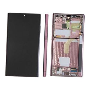 Pantalla S22 Ultra  Original  Marco Burdeo Rojo