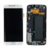 Pantalla S6 Edge Original Blanca Chasis Intermedio