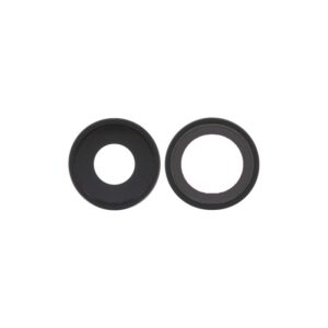 Set Lentes Camara iPhone 16/16 Plus  Marco Negro