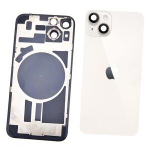 Tapa Iphone 14  Con Soporte  Blanco
