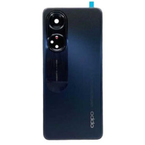 Tapa Oppo A98 5G  Con Lente  Negra