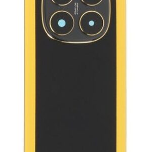 Tapa Poco X7 5G  Negro/Amarillo  Con Lente