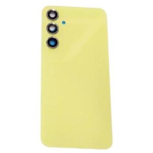 Tapa Samsung A55 5G  Amarillo  Con Lente