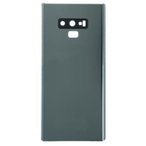 Tapa Samsung Note 9  Con lente  Plata