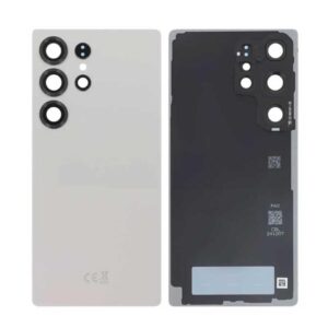 Tapa Samsung S25 Ultra  Con Lente  Blanco