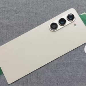 Tapa Z Fold 5 5G  Dorado  Con Lente