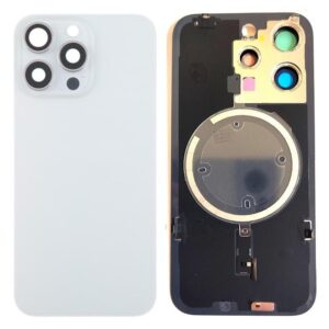 Tapa iphone 15 Pro  Con Soporte  Blanco