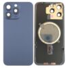 Tapa iphone 15 Pro Max Con Soporte  Azul Premium