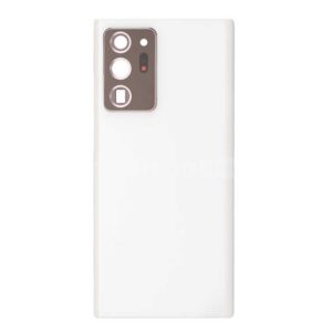 Tapa Note 20 Ultra 4/5G  Con lente Blanca  Premium