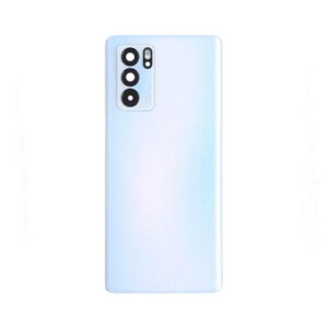 Tapa Oppo Reno 6 5G  Celeste  Con Lente