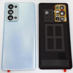 Tapa Oppo Reno 6 Pro  Celeste  Con Lente  Premium