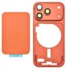 Chasis iPhone 17 Pro Max  Naranja  Con Tapa