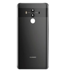 Tapa Mate 10 Pro  Negra  Con Lente