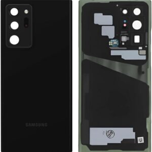 Tapa Note 20 Ultra 4G  5G  Con lente Negra Servic