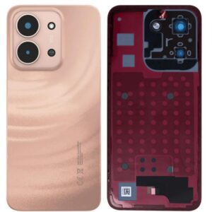 Tapa Redmi 15C  Con Lente  Naranja  Version EU